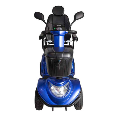 Freedom Gladiator Mobility Scooter in Blue front view