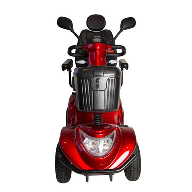 Freedom Gladiator Mobility Scooter in red front view