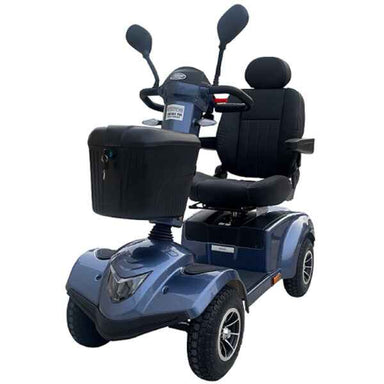 Freedom Rover Mobility Scooter in Sea Blue front isometric view