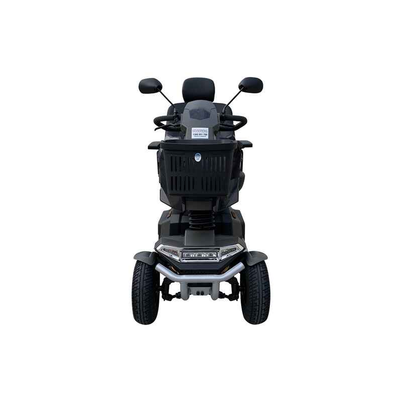 Freedom Voyager MobilityScooter in Charcoal front view