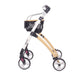 Top Gun AirMax Z06 rollator walker in timber colour from the side view