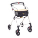 Top Gun AirMax Z06 rollator walker in white colour from the front view.