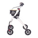 Top Gun AirMax Z06 rollator walker in white colour from the right side view.