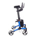 Top Gun Airmax Z11 Rollator Walker in blue from the side view