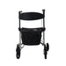 rear view of top gun ezi-walk rollator electric walker in white