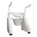 Front view of the Top Gun Kensington Toilet Lift Seat in White